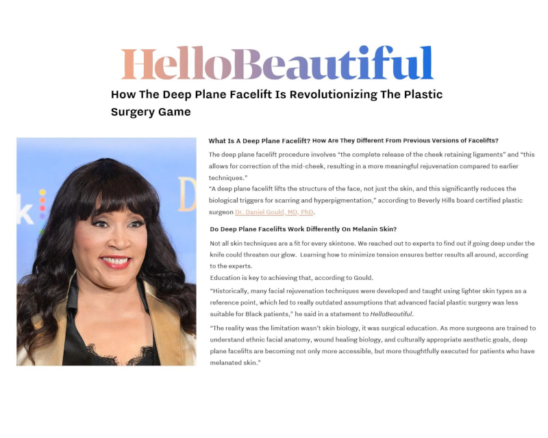 Plastic Surgery article