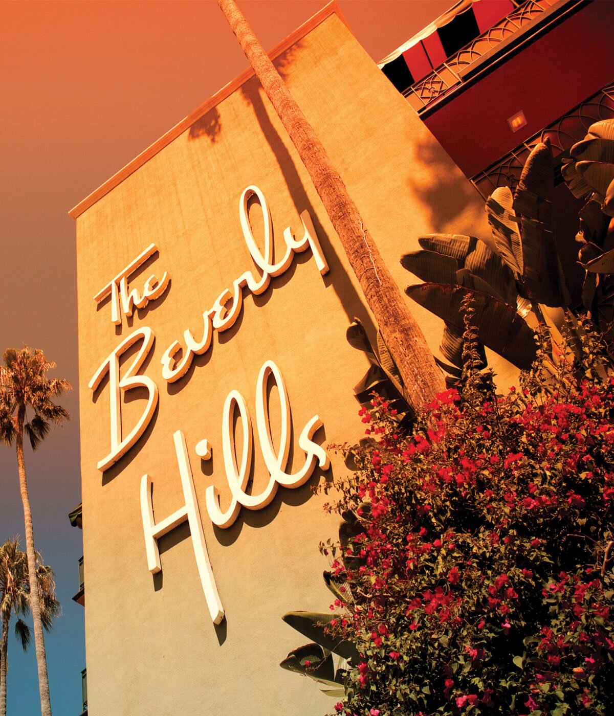 the beverly hills hotel front shot