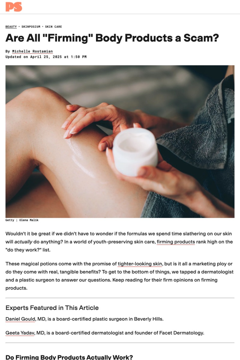 Are All Firming Body Products a Scam?
